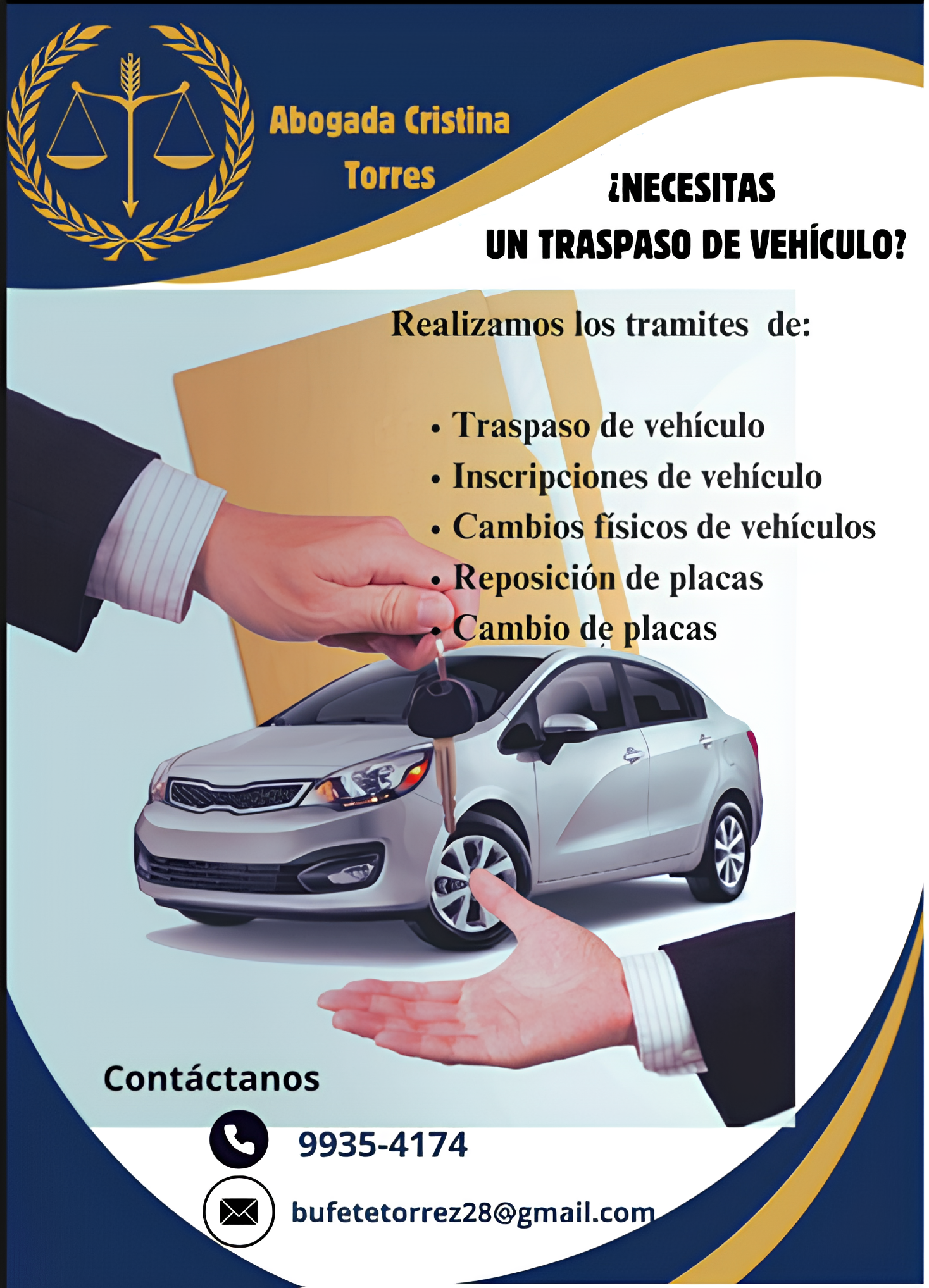 Traspaso de vehículo y trámites